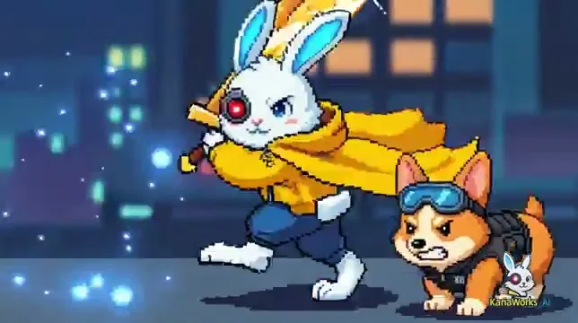Pixel-Art Game Sequence